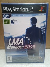 LMA Manager 2005 PlayStation 2, Factory Sealed, NEW, VGA Ready RARE picture