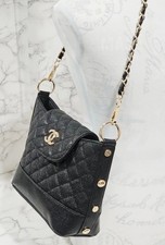 Brand New Chanel Makeup Black Quilted Shoulder Strap Bag Crossbody - VIP Gift w picture