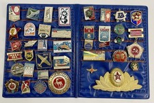 Mixed Lot Of Russian USSR Soviet Union Enamel Pins, Badges, Medals picture