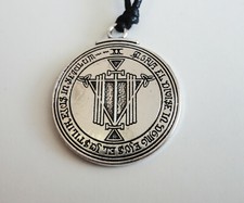 Talisman Amulet Magick Seal Pentacle Sun Honor Wealth Luck Success Fame Riches picture