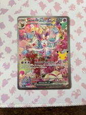 Pokémon 30th Celebration Sylveon ex 153/128 SIR Special Illustration Rare NM picture