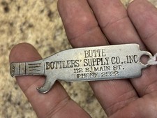 Vintage RARE Butte Bottlers Supply co inc. Bottle Opener picture