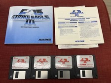 F15 STRIKE EAGLE III 3 Computer Game Manuals PC IBM 3.5