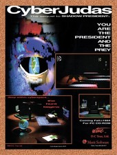 1993 CyberJudas PC Original Advertisement / Retro Promo v1 picture