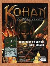 2001 Kohan Ahriman's Gift PC Original Advertisement / Retro Promo v4 picture