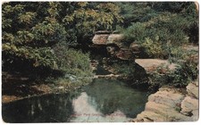 1912 Swope Park Grotto Kansas City MO Litho-Chrome Postcard RPO Cancel Historic picture