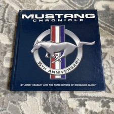 Mustang 1998 35th Anniversary Book Gt Mach 1 Cobra Shelby Pony Svo Gia Cobra 2 picture