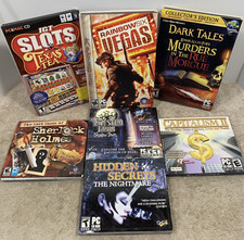 7 PC CD ROM GAMES LOT - Rainbow Six Vegas Capitalism 2 Texas Tea IGT Slots picture