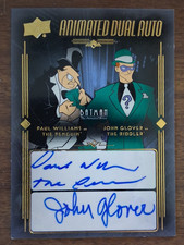 2026 Upper Deck Batman Animated Series Dual Autograph Penguin & Riddler, #14/25 picture