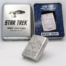 Star Trek Romulan Bird of Prey Limited 0147 Zippo Oil Lighter 2001 Unfired Rare picture