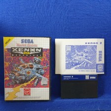 Master System XENON 2 Megablast Boxed & Complete Sega PAL Version REGION FREE picture
