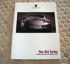 PORSCHE 911 996 TURBO FIRST OFFICIAL SALES BROCHURE 2001 picture