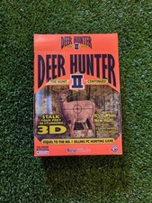 Deer Hunter 2 the Hunt Continues PC Game by Wizard, Vintage 1998, Mint Disc picture