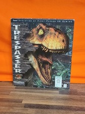 RARE HTF Trespasser Jurassic Park (Windows PC Big Box, 1998) CIB w Music Sampler picture
