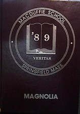 RARE 1989 MACDUFFIE SCHOOL HIGH SCHOOL SPRINGFIELD MASSACHUSETTS YEARBOOK VGC picture
