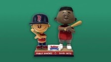 Pablo & Ortiz Backyard Baseball 2026 Boston Red Sox Bobblehead Presale SGA 09-01 picture