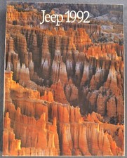 1992 Jeep Brochure Wrangler Renegade Cherokee Wagoneer Comanche Pickup Original picture