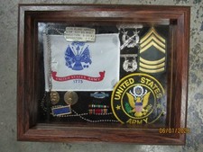 WWW2 Army Vet Shadow Box 10-1/2