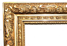ANTIQUE FITS 16 X 20 FRENCH PICTURE FRAME WOOD ORNATE BAROQUE VICTORIAN FINE ART picture