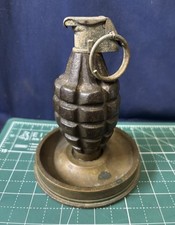 WW2 US Military Rare Trench Art Ashtray  picture