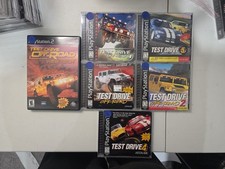 Test Drive 4,5 & Off road 1 2 3 4 Wide Open Cib Playstation 1 Game Bundle Lot 6 picture