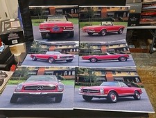 Vintage Lot Of 6 1967 Mercedes Benz 250 SL Pagoda 8x10