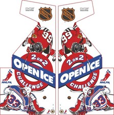 NHL Open Ice Arcade Side Art 2pc Set Laminated Cabinet Graphics picture