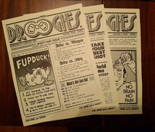 Rare 1987 Cleveland underground comic zine lot - Droogies issues 5, 6, 7 picture