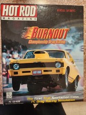 Bethesda Burnout Championship Drag Racing PC Cd Rom Racing Game Hot Rod Magazine picture