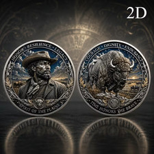 Spirit Of The Plains Challenge Coin Collectable Honor Brave Nature 1-pc picture