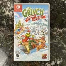 The Grinch Christmas Adventures (Nintendo Switch, 2023) COMPLETE CIB TESTED picture