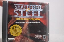 Interplay Productions Shattered Steel PC CD-ROM 1996 Shareware Preview NEW picture