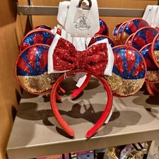 Snow White and the Seven Dwarfs Red Disney.Parks Mickey Mouse Ears Headband picture