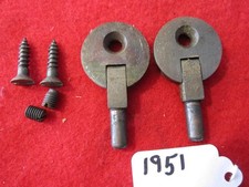 1951 SINGER  SEWING MACHINE TO CABINET TO MACHINE HINGES &   SCREWS picture