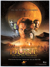 Vintage Print Ad 2000 Dune TV Miniseries Sci Fi Original Promo Poster Art picture