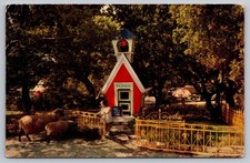 1955 Children's Fairyland Oakland CA Mary Had A Little Lamb Postcard picture