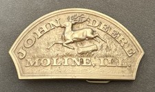 Vintage 1983 John Deere Moline Illinois Belt Buckle Ltd. Edt. # 4536/5000 picture