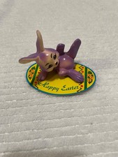 Happy Easter Purple Rabbit Figure on  Paper Gifts From Around the World (read) picture