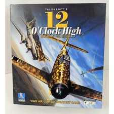 Vintage PC Computer Game Talonsoft's 12 O'Clock High Bombing the Reich Complete picture