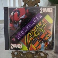 CYCLEMANIA / CARNAGE (2 CD-ROM's) Complete & Excellent Condition,  picture