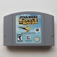 Star Wars Battle for Naboo Nintendo 64 N64 Authentic Cleaned Tested Retro Game picture