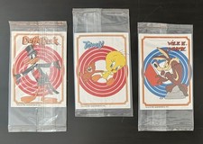 1990 Tyson Looney Tunes Sealed x 3 Packs 6 Cards Total Tweety Sylvester Daffy picture