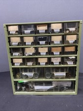 MONTGOMERY WARD POWR KRAFT 23 DRAWER ORGANIZER With Contents. Read Details picture