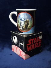 Vintage STAR WARS 1989 Lucasfilm R2-D2 And Wicket Mug--  Original Box picture