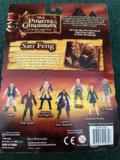Pirates of the Caribbean At World's End, CAPTAIN SAO FENG w/ Sword Figure NIB picture