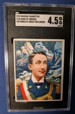1910 Hassan T118 Duke Of Abruzzi SGC 4.5 Four Higher World's Great Explorers picture