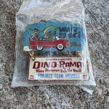 Disney 2002 Chester & Hester’s Dino-Rama Project Team Member Cast Pin Sealed picture
