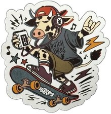 DUTCH BROS OCT 21 2026 COW SKATEBOARDER STICKER PRESALE picture