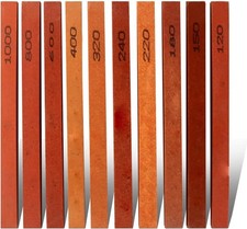10pcs Sharpening Stone Set-10 Grit Polishing Honing Stone Kit (5.9x0.47x0.24Inc picture