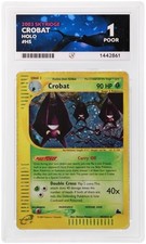Pokémon TCG Crobat Skyridge H5/H32 Holo Rare ACE 1 poor POP 1 picture